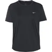Nike Damen T-Shirt Tempo Womens Dri-FIT Laufoberteil HQ0648-010 M - Black/Reflective Silver - M