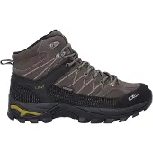 CMP Rigel Mid Waterproof Herren Leder Wanderschuhe mit Clima Protect braun EU 46