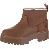 Timberland für Damen. TB0A283GEM71 Stone Street warm gefütterte Lederstiefeletten braun (38 W), 3 bis 5 cm, Keine, Lässig