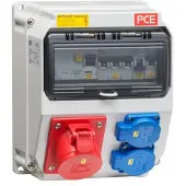 ABN SY15Z Steckdosenkombi Einbausatz 1xCEE 16A,2xSCHUKO für