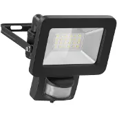 Goobay LED-Außenstrahler, 20 W, mit Bewegungsmelder - mit 1700 lm, neutralweißem Licht (4000 K), PIR-Sensor mit ON-/OFF-Funktion und M16-Kabelverschraubung, für den Außeneinsatz geeignet (IP44)