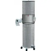 Neumarker Aqua Mobil Standgerät Spender 12 Liter, Mobiler Wasserspender mit seitlichem Spritzschutz, 400 x 400 x 1530 mm