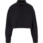 Urban Classics Klassische Bluse "Damen Ladies Cropped Oversized Blouse"
