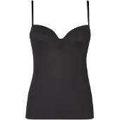 Nina von c. BH-Hemd NINA VON C. "BH Hemd mit gemoldeter Büste Secret", Damen, Gr. 75, Cup A, schwarz, Obermaterial: 95% Polyamid PA. 5% Elasthan EL., BHs BH-Hemd