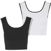 Urban Classics Ladies Contrast Cropped Top - 190991