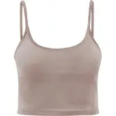 Urban Classics Ladies Short Velvet Top - 186169