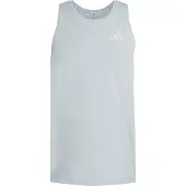 Adidas Lauftop PERFORMANCE "ADI365 RUNNING CLIMACOOL ICONIC", Damen, Gr. M, grau (wonder sage), Obermaterial: 100% Polyester, Rundhals, Tops Lauftop