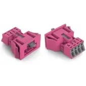 Wago 890-794 Snap-In-Stecker,4-polig,Kod. B,pink 890794 - 50 Stück
