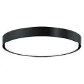 Zumtobel 42942407 Dekorative runde Wand- und Deckenleuchte LANOS S 1400-940 OP DI LDE BK