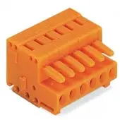 Wago 734-219 1-Leiter-Federleiste,CAGE CLAMP,1,5 mm2,orange 734219 - 25 Stück