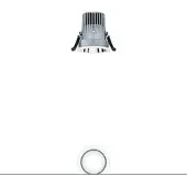 Zumtobel 62927898 LED Decken-Einbauleuchte PANOS R R68 1K-930 LDO VFL AL WH