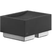 Gessi Rettangolo Accessoires Seifenhalter Standversion, Schale schwarz, 20826030, Farbe: Kupfer PVD