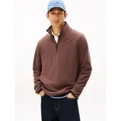 Tommy Hilfiger Tommy Jeans Fleecepullover "TJM FLAG POLAR FLEECE", normale Passform, Troyer