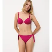 Triumph Bügel-Bikini-Top "Summer Twist WP 01", Damen, Gr. 40, Cup B, lila (berry), Microfaser, Obermaterial: 77% Polyamid, 23% Elasthan, Bikini-Oberteile Bügel-Bikini-Top, gepolstert, Zierringe