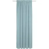 Wirth Vorhang "Trondheim B", blau (hellblau), B:132cm H:265cm, Polyacryl, Gardinen, Vorhang, nach Maß