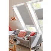 Sunlines Dachfensterplissee "StartUp Style Honeycomb TL" Lichtschutz verspannt mit Führungsschienen