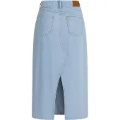Urban Classics Sommerrock "Ladies Soft Denim Midi Skirt" 1 Stk.