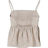 Urban Classics Tanktop "Ladies Striped Cotton Cami Top"