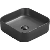 Mexen Vena Aufsatzwaschbecken 37 x 37 cm, schwarz matt - 22193785