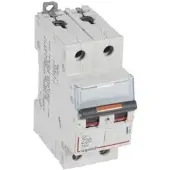 Legrand 409914 DX3 Leitungsschutzschalter Z-Charakteristik, 20A, 2-polig, 25kA, 400VAC, 2TE