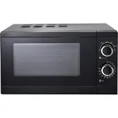 PKM MW700-17UB2, Arbeitsplatte, Solo-Mikrowelle, 17 l, 700 W, Drehregler, Edelstahl