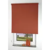 Liedeco Seitenzugrollo "Uni" Gr. 2, orange (terra), B:82cm H:180cm, Polyester, Rollos, Seitenzugrollo, Montage ohne Bohren zum Klemmen mit separatem Klemmträger möglich