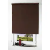 Liedeco Seitenzug-Rollo, cappuccinofarben, Polyester - braun