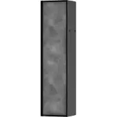Hansgrohe XtraStoris Rock Toilettenbürstenhalter, mit Ablage, befliesbare Tür, rahmenlos, 145x140x595mm, 56060670, Farbe: Mattschwarz