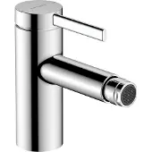 Hansgrohe Zesis S Einhebel-Bidetmischer mit Zugstangen-Ablaufgarnitur, Ausladung 122mm, 74200000, Farbe: Chrom