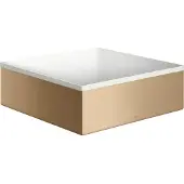 Hansgrohe AXOR Suite Aufsatzwaschtisch 285/285 ohne Hahnloch und Überlauf, Brushed Bronze