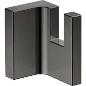 Hansgrohe AXOR UNIVERSAL Rectangular Handtuchhaken, Metall, 42611330, Farbe: Polished Black Chrome