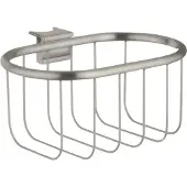Hansgrohe AXOR Montreux Seifenkorb, für Unica Wandstange, 42066800, Farbe: Stainless Steel Optic