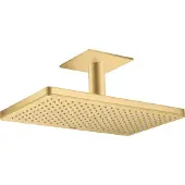 Hansgrohe AXOR ShowerSolutions Kopfbrause 460/300 1-jet, Deckenanschluss, 35277250, Farbe: Brushed Gold Optic
