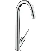 Hansgrohe Allegra Starck Spültischmischer Axor Starck Chrom mit schwenkbarem Auslauf