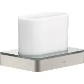 Hansgrohe AXOR UNIVERSAL Accessories Zahnputzbecher, 42834800, Farbe: Stainless Steel Optic