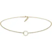Elli Halskette Choker Kreis Trend Geo 925 Sterling Silber Elli Gold
