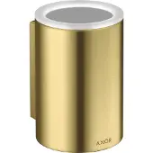 Hansgrohe AXOR UNIVERSAL Circular Zahnputzbecher, 42804950, Farbe: Brushed Brass