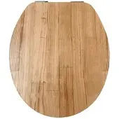 WELLWATER WC-Sitz Holzoptik hell, Soft-Close, Take-Off, MDF, 956495