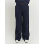 Tally Weijl Sweathose "SPACOWIBY", Damen, Gr. 42, N-Gr, blau (nuit), Sweatware, Obermaterial: 64% Baumwolle, 36% Polyester, unifarben, lang, Hosen Sweathose, Baumwollmischung, weit
