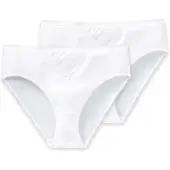 Schiesser Slip "Slip Cotton Essentials 2er Pack", Damen, Gr. L, weiß, Obermaterial: 100% Baumwolle CO., Unterhosen Slip