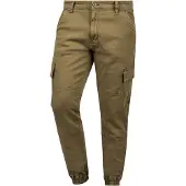 Indicode Cargohose "Cargohose IDBromfield", Herren, Gr. XXL, N-Gr, schwarz (amber), Obermaterial: 98% Baumwolle CO. 2% Elasthan EL., Hosen Cargohose