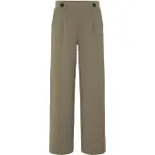 Oxmo Loungehose "Loungehose OXTayra", Damen, Gr. M, N-Gr, braun (bungee cord), Obermaterial: 95% Polyester PES. 5% Elasthan EL., Hosen Loungehose