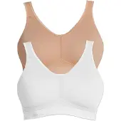 Anita Sport-BH "Sport BH light & firm", Damen, Gr. 100, Cup B, bunt (weiß beige), Stoff, Obermaterial: 80% Polyamid PA. 20% Elasthan EL., BHs Sport-BH