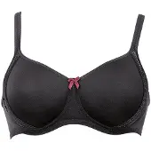 Anita Soft-BH "Soft BH Fleur", Damen, Gr. 70, Cup A, schwarz, Obermaterial: 83% Polyamid PA. 17% Elasthan EL., BHs Soft-BH