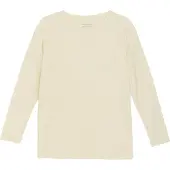 Minymo Longsleeve "Longsleeve MIBlouse", Mädchen, Gr. 140, weiß, Obermaterial: 93% Viskose CV. 7% Elasthan EL., Blusen Longsleeve