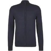 JOOP! Sweatshirt JOOP "Strickjacke JK-06Davis", Herren, Gr. M, blau, Obermaterial: 100% Wolle mw., Sweatshirts Sweatshirt