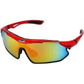 Yeaz Sportbrille "Sport-Sonnenbrille rot/schwarz/rot SUNRAY"