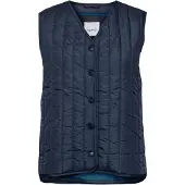 Oxmo Steppweste "Steppweste OXSadget", Damen, Gr. L, blau (total eclipse), Obermaterial: 100% Polyester PES., Westen Steppweste
