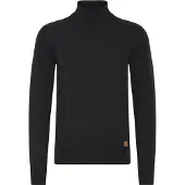 Blend Rollkragenpullover "Rollkragenpullover BHFibes", Herren, Gr. XL, schwarz, Obermaterial: 70% Baumwolle CO recyc.. 30% Polyester Pol. recyc.., Pullover Rollkragenpullover