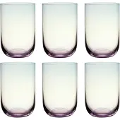 Villeroy & Boch Longdrinkglas "Longdrinkbecher Like Glass 385 ml 6er Set", bunt (pearl), 6 tlg., Glas, LIKE. BY , Trinkgefäße, Longdrinkglas